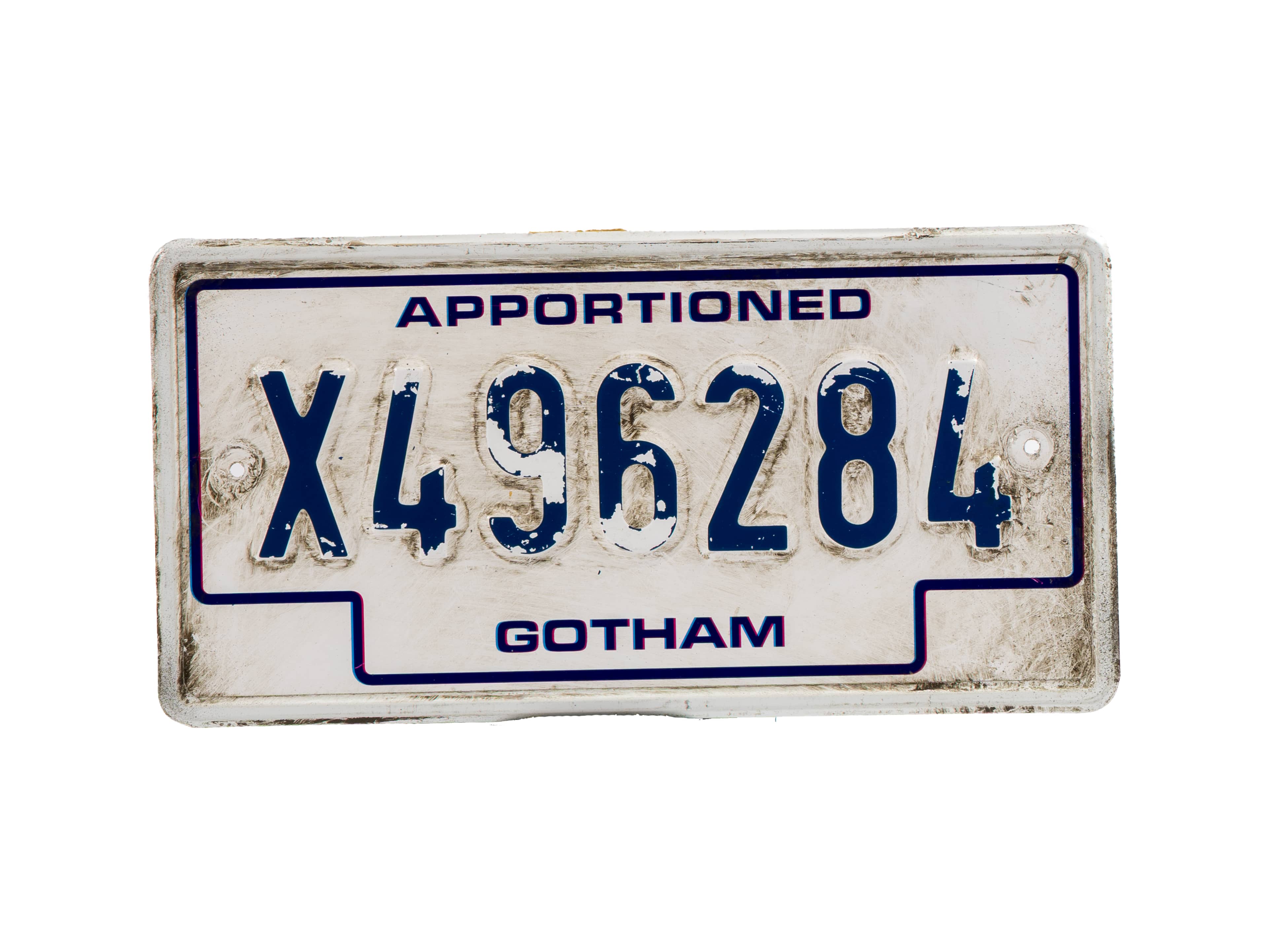 Gotham License Plate 