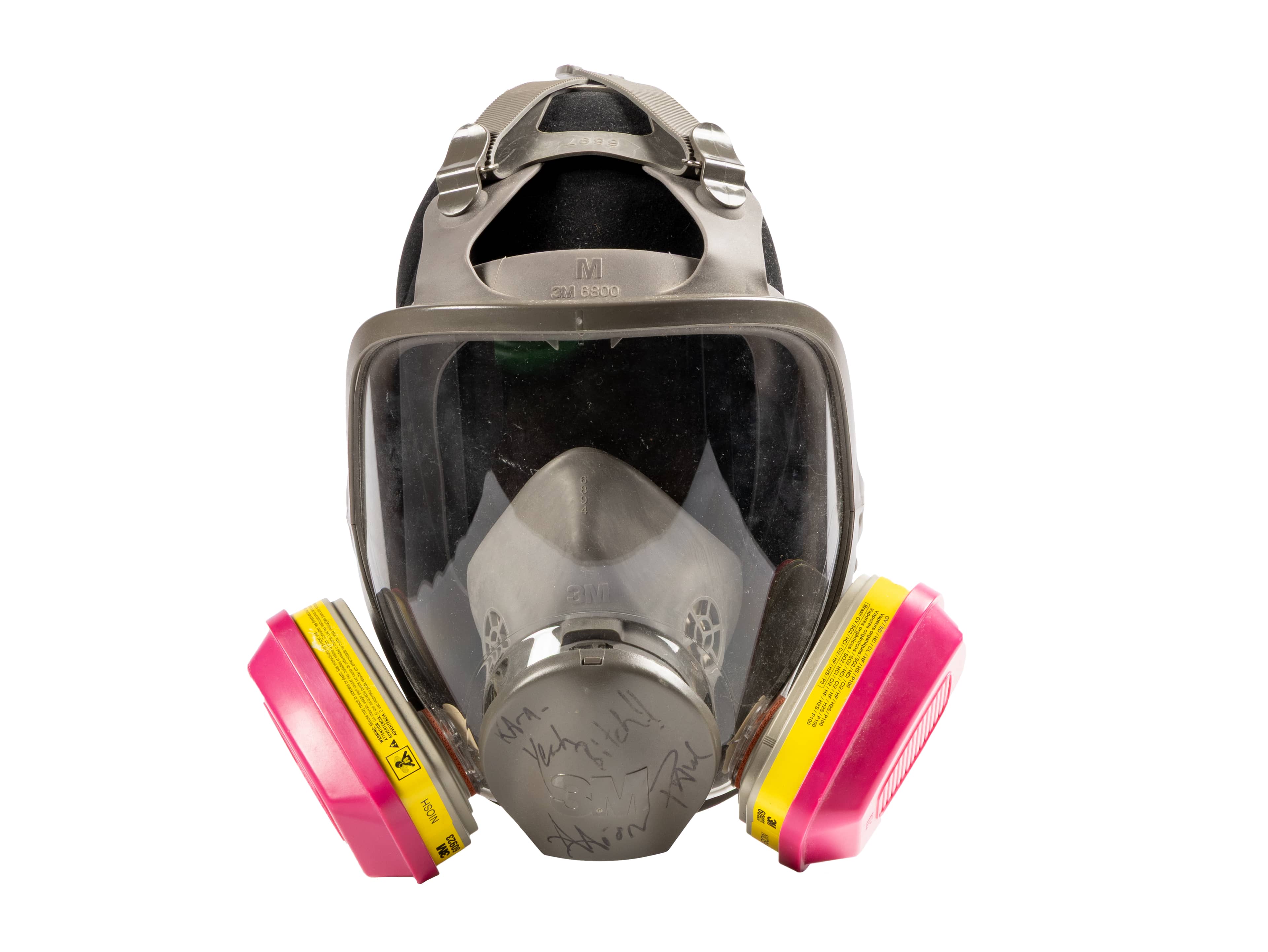 Autographed Gas Mask 